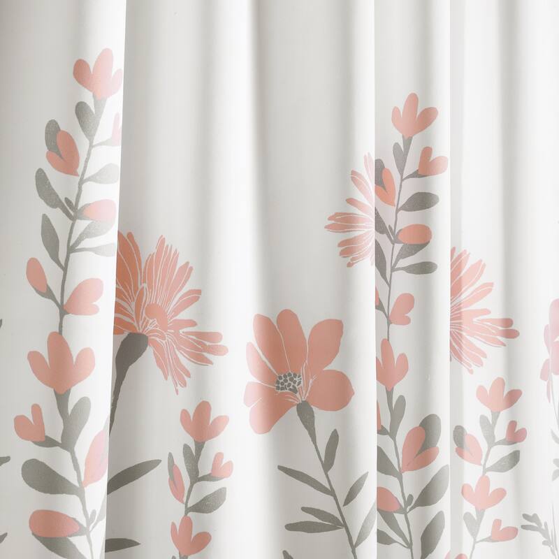 Lush Decor Aprile Room Darkening Window Curtain Panel Pair