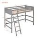 preview thumbnail 12 of 10, Solid Wood Twin Size Loft Bed with Sturdy Ladder - Elegant Design, High-Quality Pine Construction, and Enhanced Stability