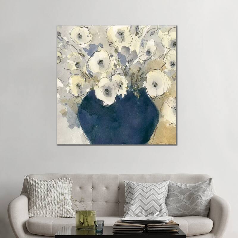 iCanvas "White Blossom Study II" by Samuel Dixon Canvas Print