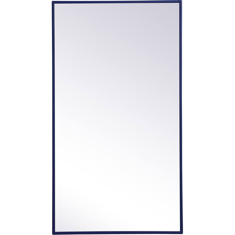 Elegant Lighting Eternity 36" x 20" Rectangular Beveled Metal Framed