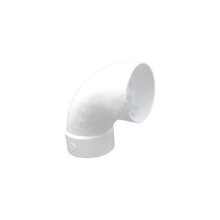 3 in. White Plastic PVC 90 Elbow - Bed Bath & Beyond - 39110463