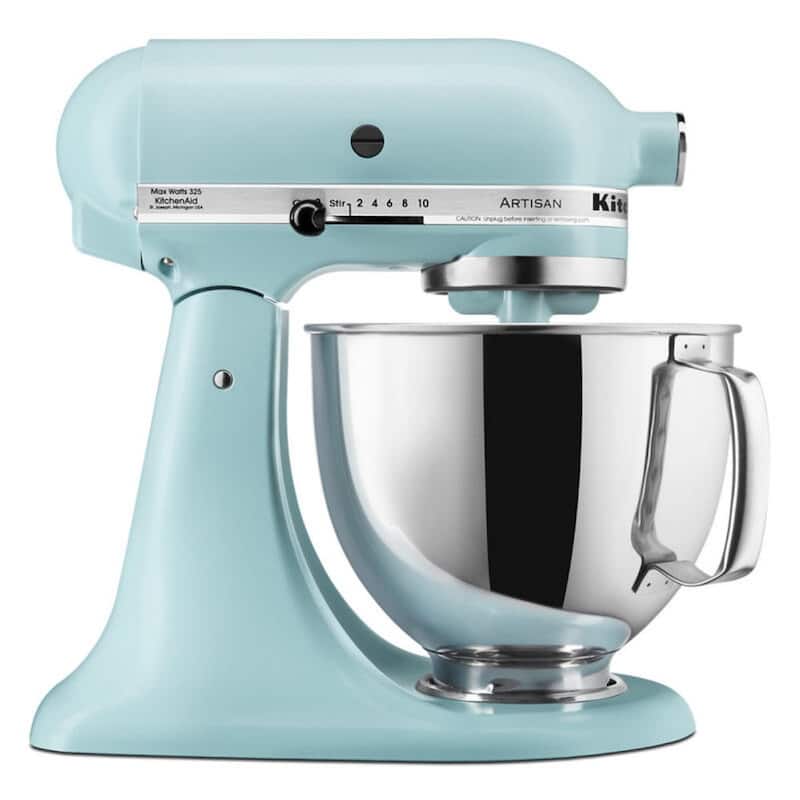 KitchenAid Artisan Series 5 Quart Tilt-Back Head Stand Mixer in Mineral Water Blue