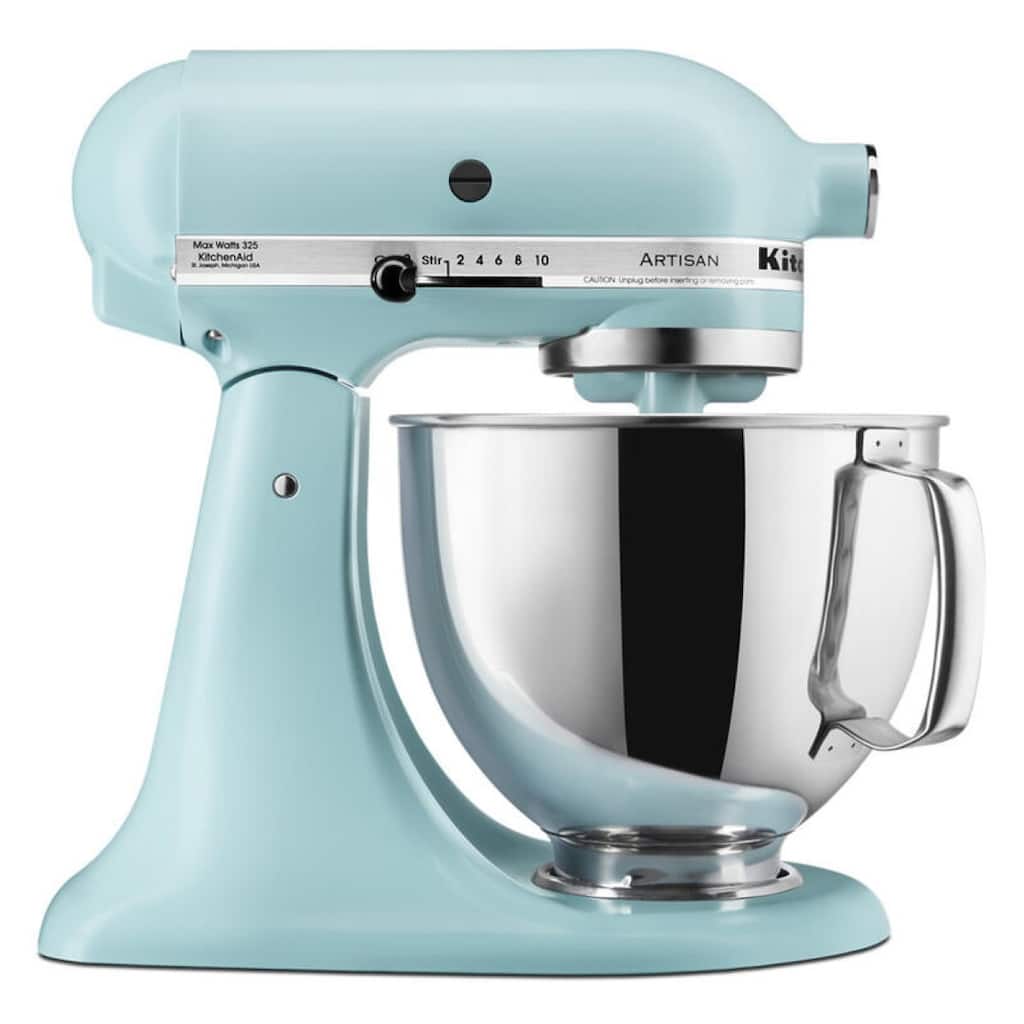 KitchenAid Artisan Series 5 Quart Tilt-Back Head Stand Mixer in Mineral Water Blue