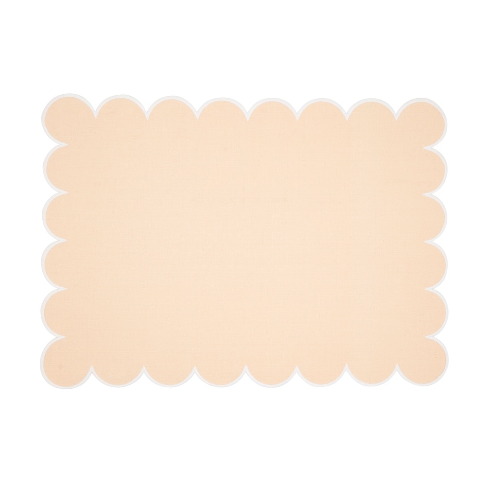 Eco Scallop Border Placemat (Set of 4) - 14"x20"