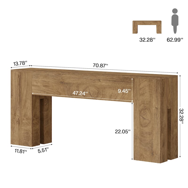 71'' Long Console Table for Entryway