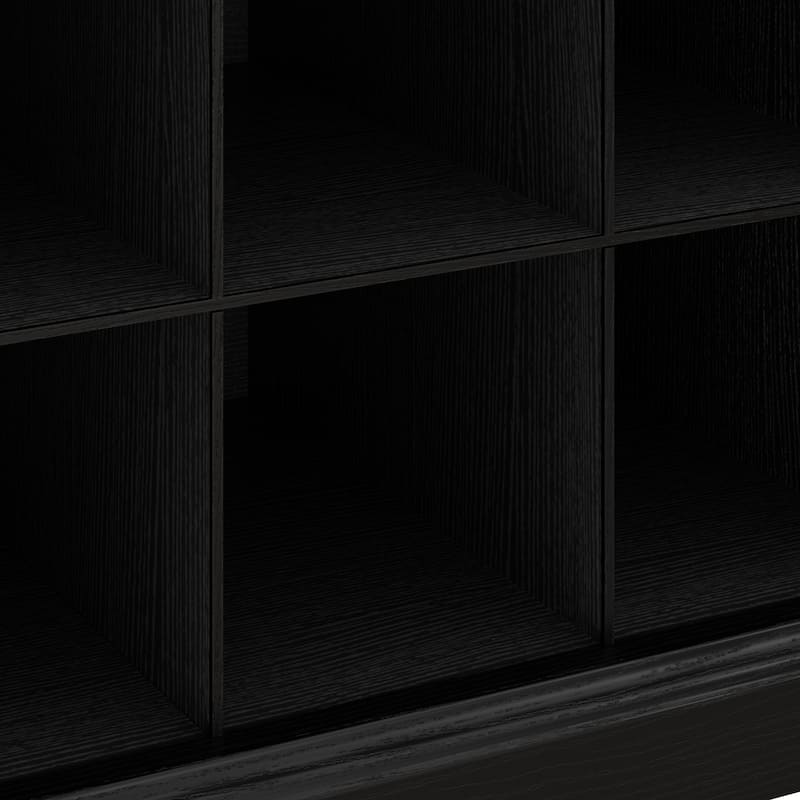 Woodland 40W Shoe Storage Bench with Shelves by Bush Furniture