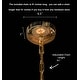 preview thumbnail 32 of 34, Starburst Chandelier 47" Wide Crystal Lighting Fixture
