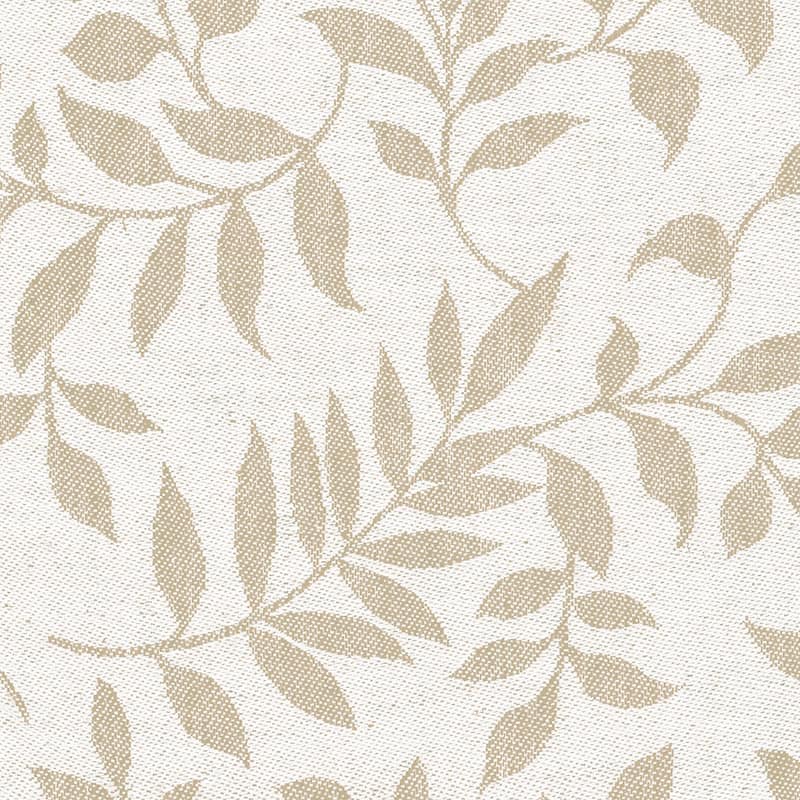 Serene Woven Floral Leaf Jacquard Kitchen Window Tiers, Set of 2