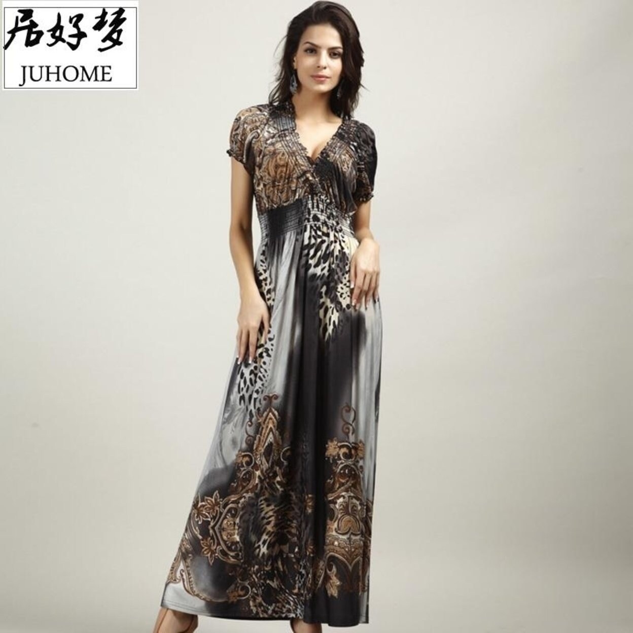 Shop 4xl 5xl Big Size Large Size Plus Size Women Clothing Hot Maxi Long Summer Dress Tunic Sundresses Boho Beach Wear Bohemian Tube Overstock 27106885