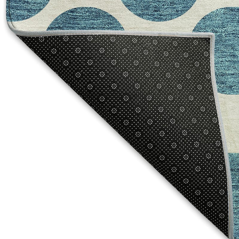 Premium Washable Super Soft Geo Dots Mayfield Rug