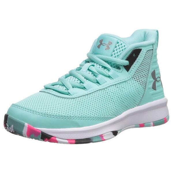 Shop Kids Under Armour Girls Gps Jet Fabric Hight Top Lace Up