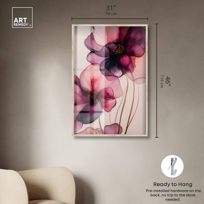 Velvet Verse III Shadowbox by Art Remedy