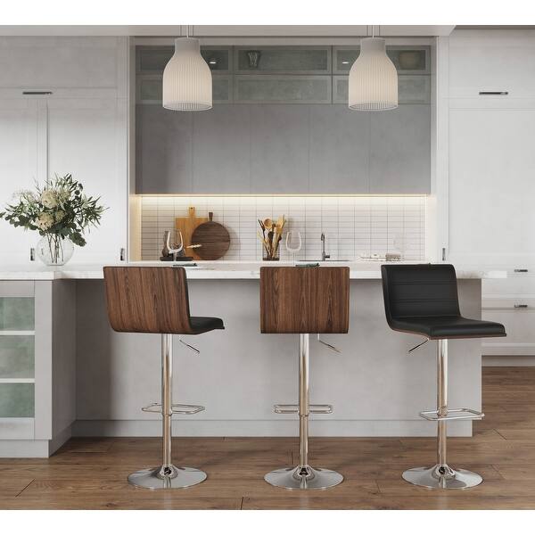 slide 2 of 18, Carson Carrington Ljungby Mid-century Modern Adjustable Barstool - N/A