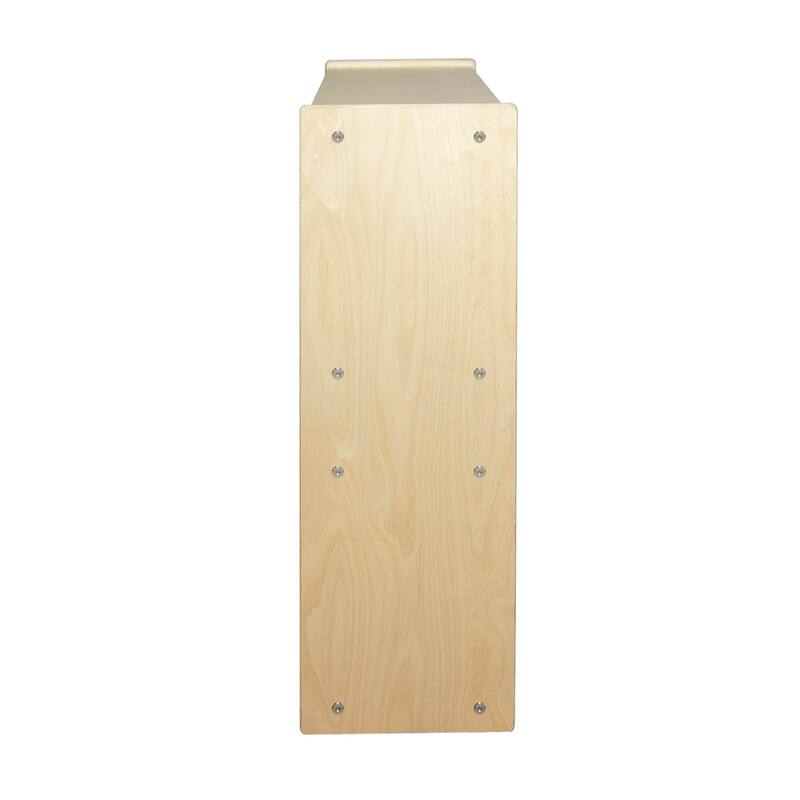 Contender 30 Cubby Storage Cabinet With Lime Green Pastel Trays, Kids Cubby Storage shelving Unit for Kindergarten