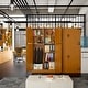 preview thumbnail 17 of 22, Rackcog Wooden Wardrobe with Barn Doors, Farmhouse Closet Storage Cabinet with Hanging Rod