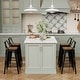 preview thumbnail 39 of 41, Bar Stools With Back set of 4 Industrial Metal Barstools with Wooden Seats