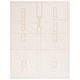 preview thumbnail 19 of 19, SAFAVIEH Handmade Fifth Avenue Jodie Mid-Century Modern Wool Rug 8' x 10' - Ivory/Pink - Rectangle
