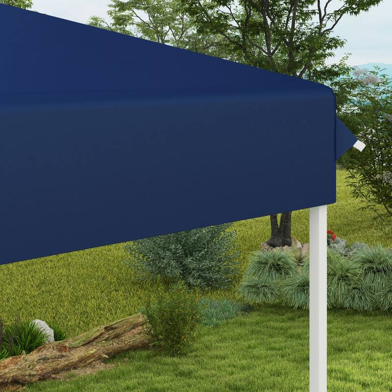 Outsunny 13' x 13' Pop Up Canopy Tent, Instant Sun Shelter, Tents for Parties, Height Adjustable, with Wheeled Carry Bag for
