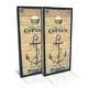 preview thumbnail 1 of 6, Captain Pirate Outdoor Cornhole Board Set Backyard 2x4 - Include Carrying Case