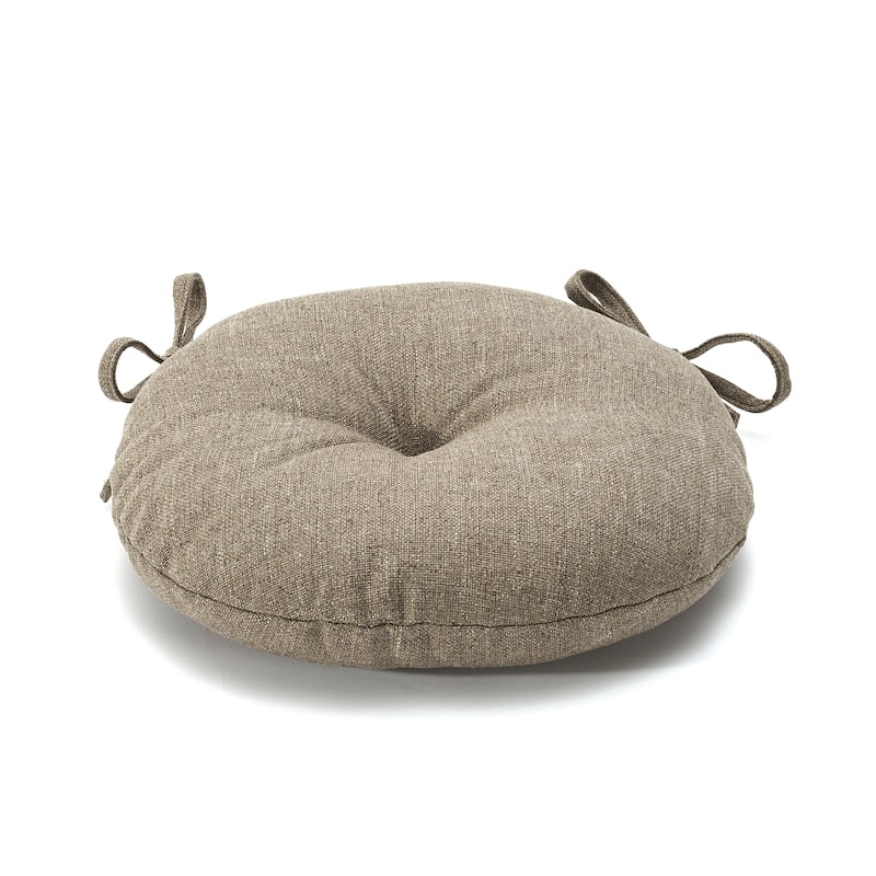 Klear Vu 15" Wellfleet Bay Outdoor Round Chair Cushion Set