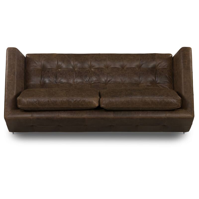 Poly & Bark Calle 90" Sofa - Full Grain Genuine Italian Leather