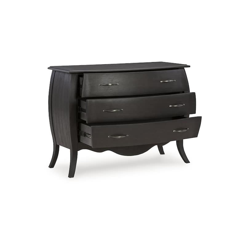 Signature Design by Ashley Coltner Black Accent Cabinet - 42" W x 18" D x 32.13" H
