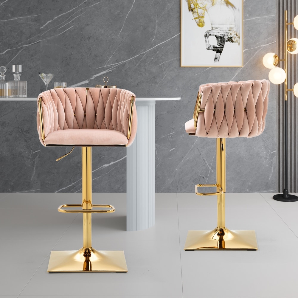 Ark rose gold bar stool deals