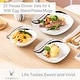 preview thumbnail 33 of 45, VEWEET Fiona Porcelain Dinnerware Set