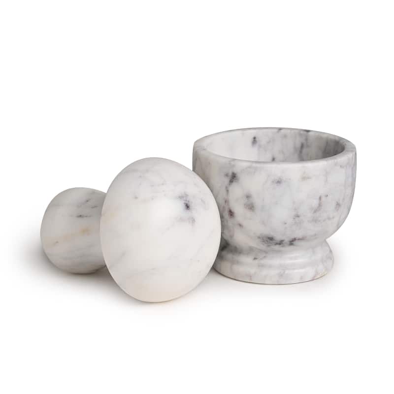 LP White Marble Mushroom Grinder - WHITE ST