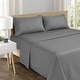 preview thumbnail 92 of 94, Feather and Stitch NY 500 Thread Count Sateen Sheet Set Cotton Silky Soft Deep Pocket Breathable Bedding