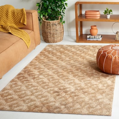 SAFAVIEH Handmade Natural Fiber Maliyah Farmhouse Jute Rug