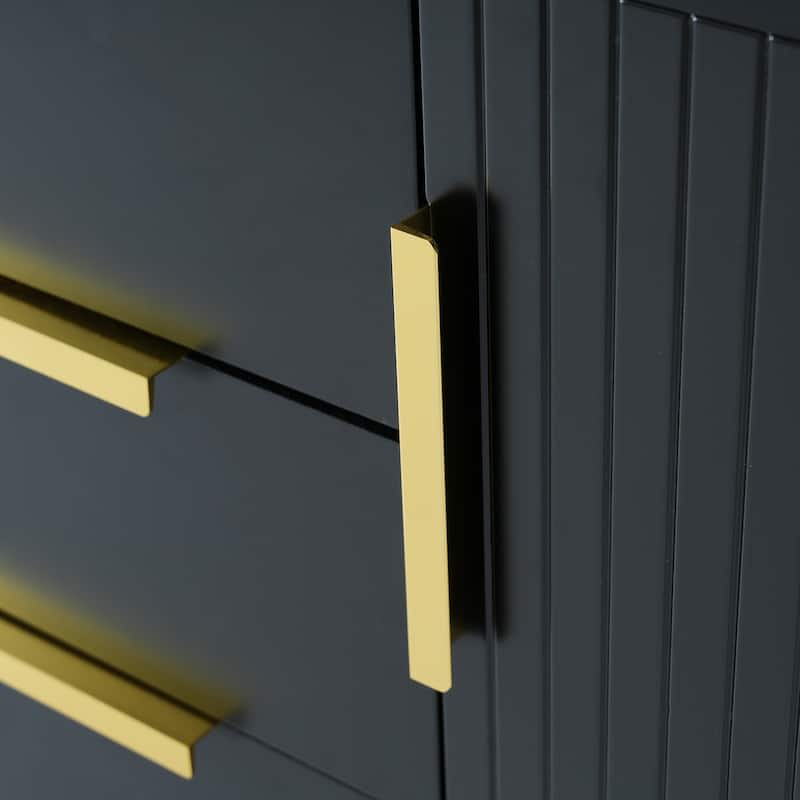 36'' Wall Mounted Bathroom Vanity with White Integrated Resin Sink - 36'' x 18'' x 20.3''