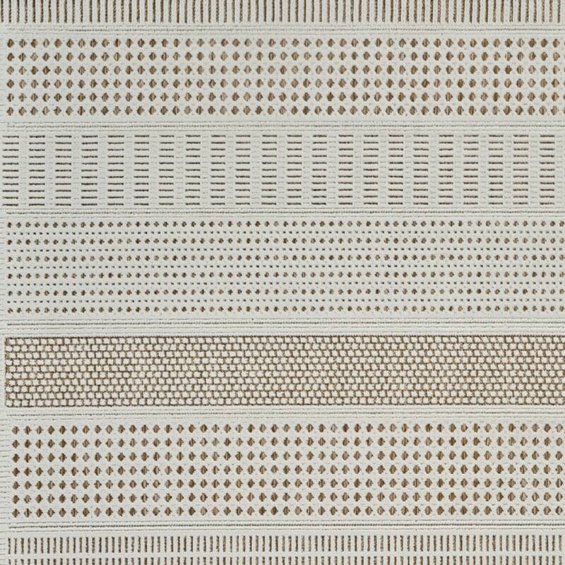 Bave Stylish Geometric Weather Resistant Current & Stylish Outdoor Rug
