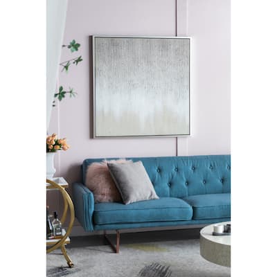 Golden Sunshine Framed Hand painted Canvas Print Wall Decor Solid with Wood Stretcher Bar, for Living Room Entryway Office
