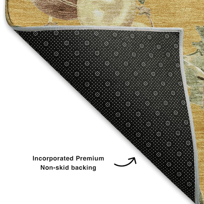 Premium Washable Super Soft Holiday Ornament Mayfield Rug