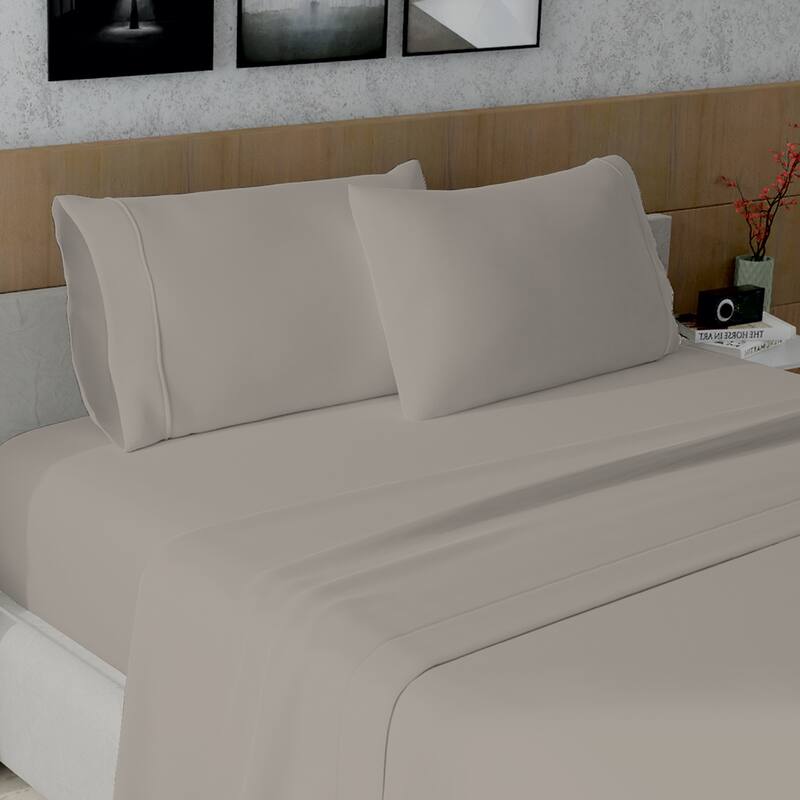 Purity Home 400TC 100% Cotton Super-Soft Pillowcase Set