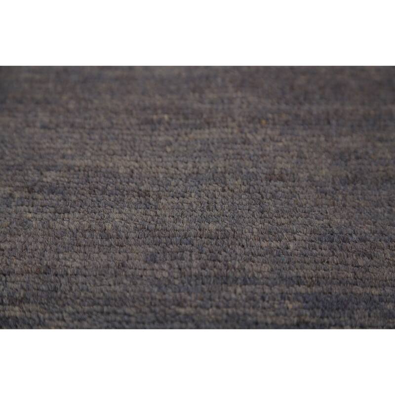 Grays & Blues Gabbeh Modern Area Rug Handmade Wool Carpet - 5'8" x 7'8"