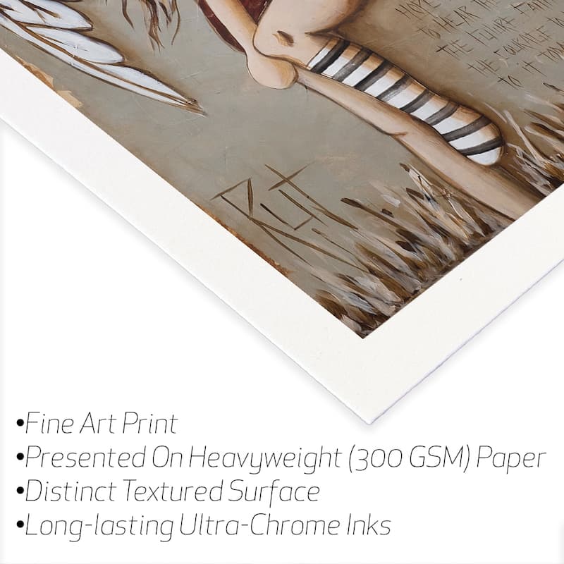 Hope Is The Ability Fine Art Paper Print by Ruth's Angels - Multi - 32x24