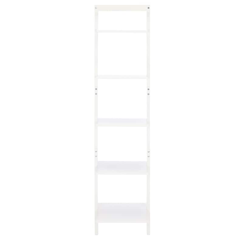 SAFAVIEH Viorela 5-Tier Leaning Etagere Bookcase - 16.9" W x 14" L x 76" H - 17Wx14Dx76H