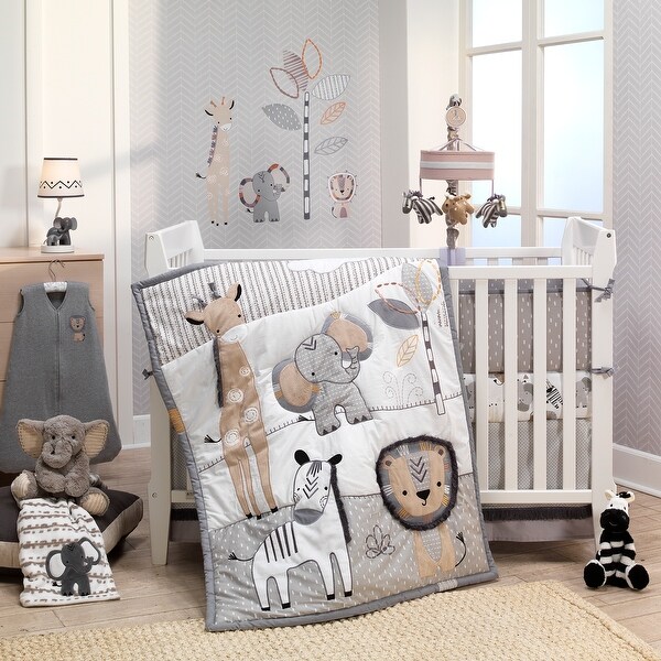 safari crib bumper