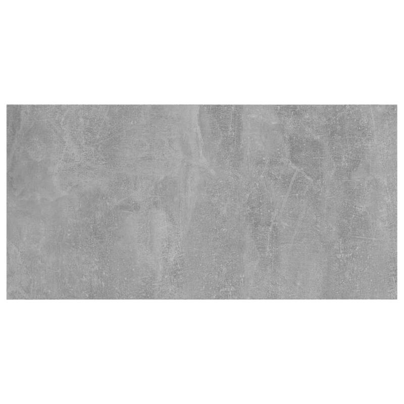 vidaXL Bookshelf Boards 8 pcs Concrete Gray 31.5"x15.7"x0.6" Chipboard