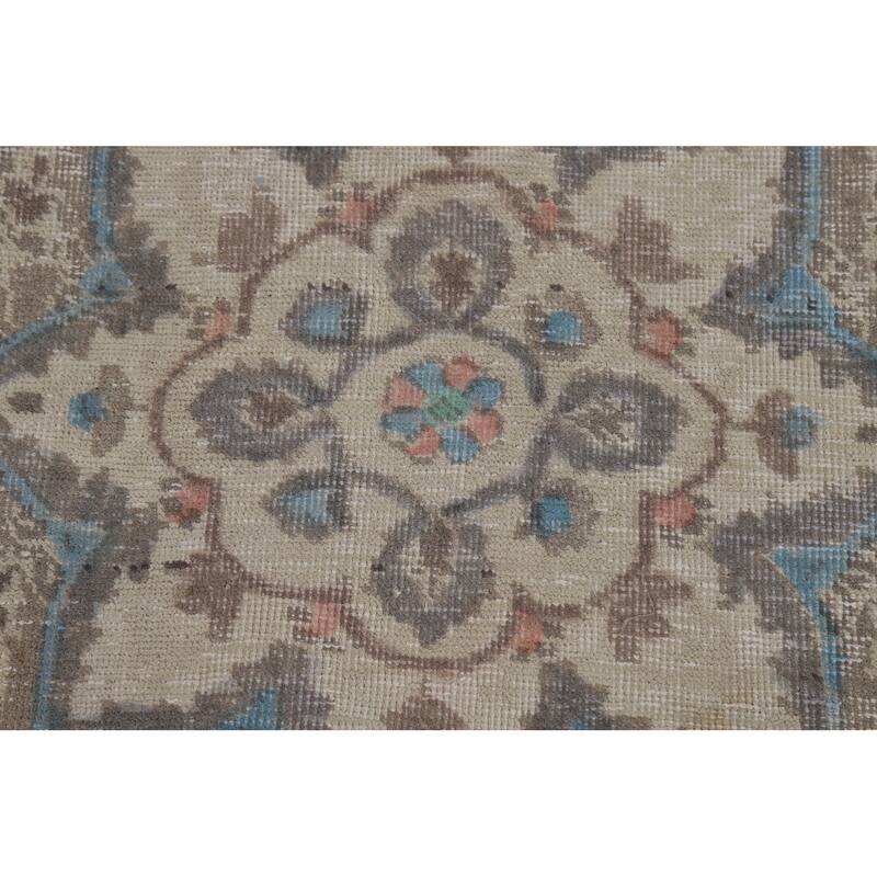 Tabriz Persian Area Rug Hand-Knotted Wool Carpet - 7'8"x 11'0"