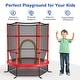preview thumbnail 5 of 10, Costway 55" Kids Trampoline Bouncing Jumping Mat Recreational