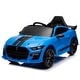 preview thumbnail 21 of 58, Kids Electric Ride-On Car with Horn, Bluetooth, LED Lights & 60-Minute Playtime - Remote Control Blue