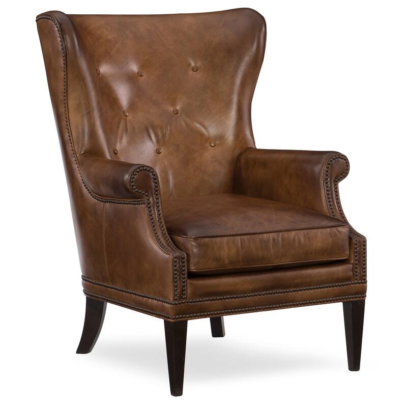 Maya Wing Club Chair - 30"W x 42"H x 36.5"D - Walnut