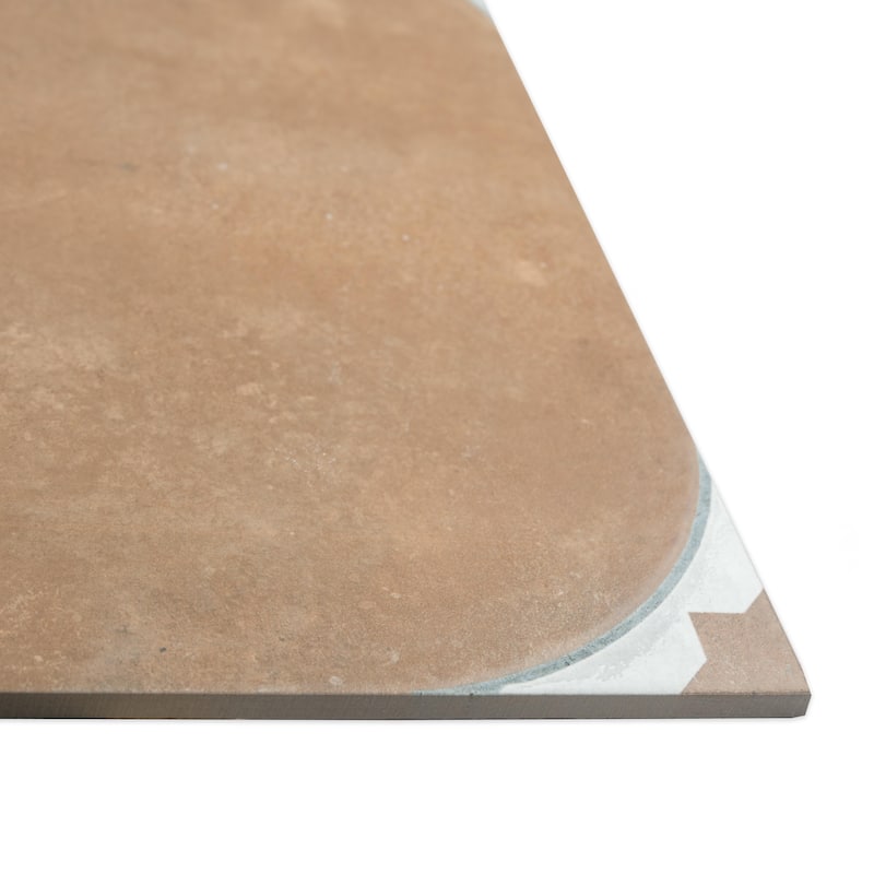 Merola Tile Tetuan Terra 17-3/8" x 17-3/8" Porcelain Floor and Wall Tile
