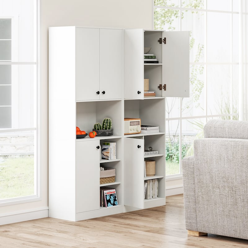 Costway Kitchen Pantry Storage Cabinet 65.5" Tall Modern Hutch Cabinet - See Details