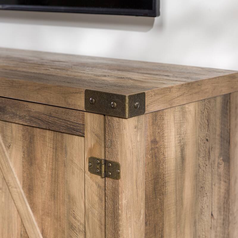 Middlebrook Firebranch 58-inch Barn Door TV Stand