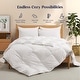 White Feather Down Comforter Duvet Insert All Warmth Levels