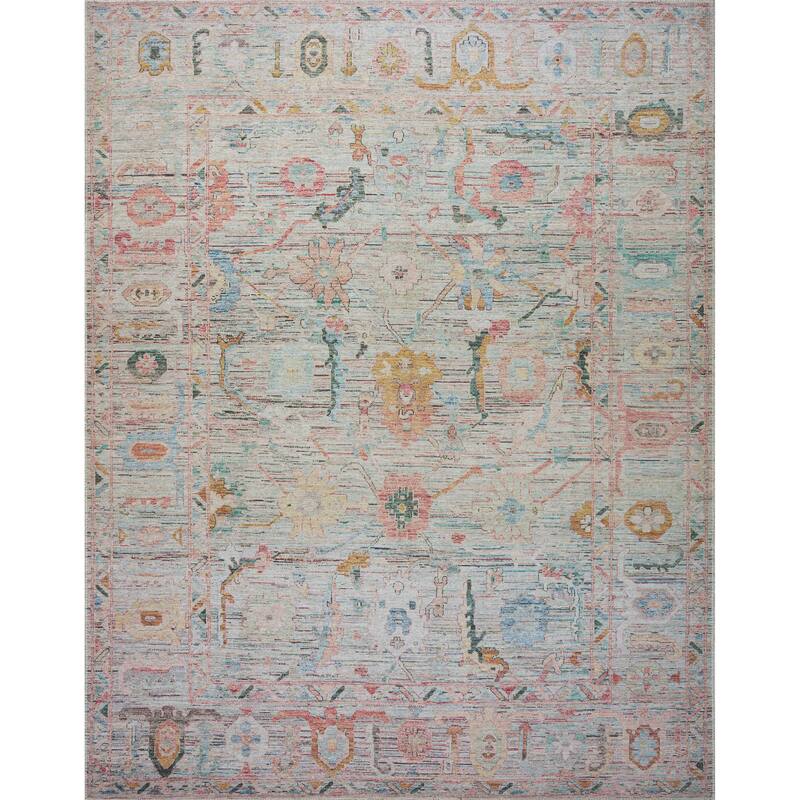 Alexander Home Ellie Boho Botanical Printed Area Rug